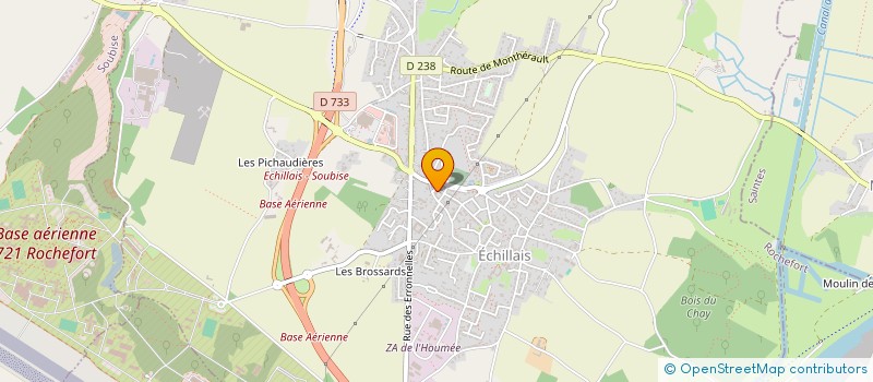 localisation de l'entreprise AGENCE DU PONANT  ECHILLAIS