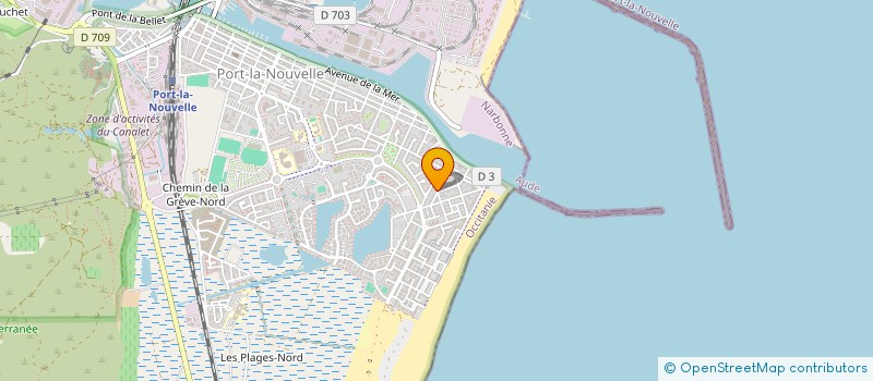 localisation de l'entreprise AGENCE DU SOLEIL  NARBONNE