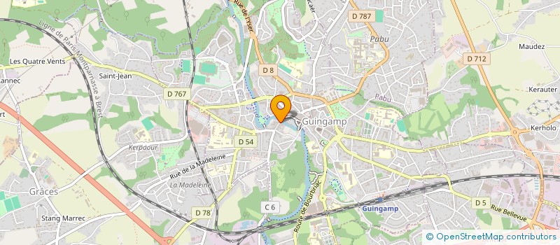 localisation de l'entreprise AGENCE DU TREGOR à GUINGAMP