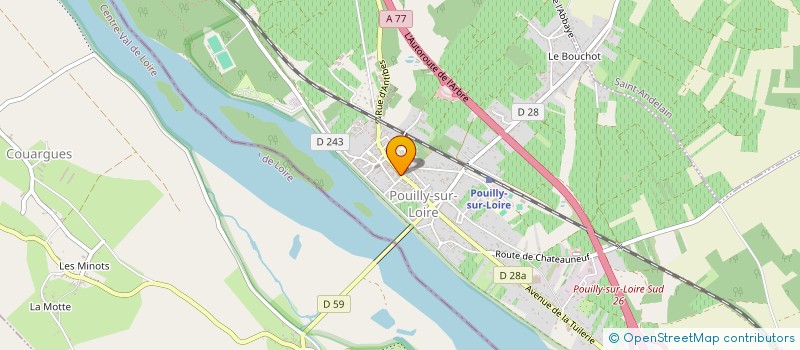 localisation de l'entreprise AGENCE DU VAL DE LOIRE à POUILLY-SUR-LOIRE