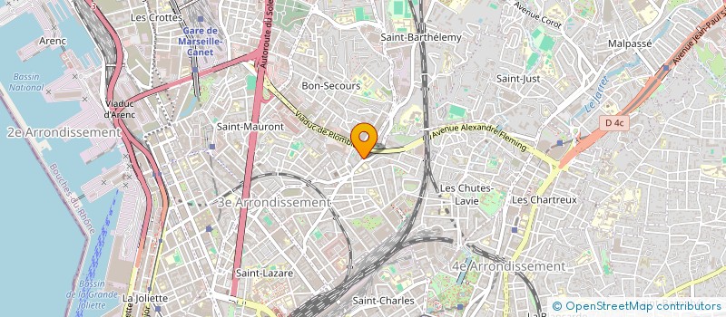 localisation de l'entreprise AGENCE DU WEB à MARSEILLE
