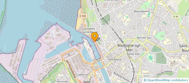 localisation de l'entreprise AGENCE DUBOIS DUCROCQ à BOULOGNE-SUR-MER