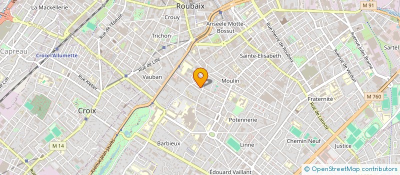 localisation de l'entreprise AGENCE DUPIRE GESQUIERE ARCHITECTURE - ADGA  ROUBAIX