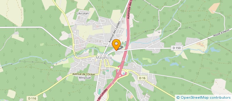 localisation de l'entreprise AGENCE DUPOUY  SOUSTONS