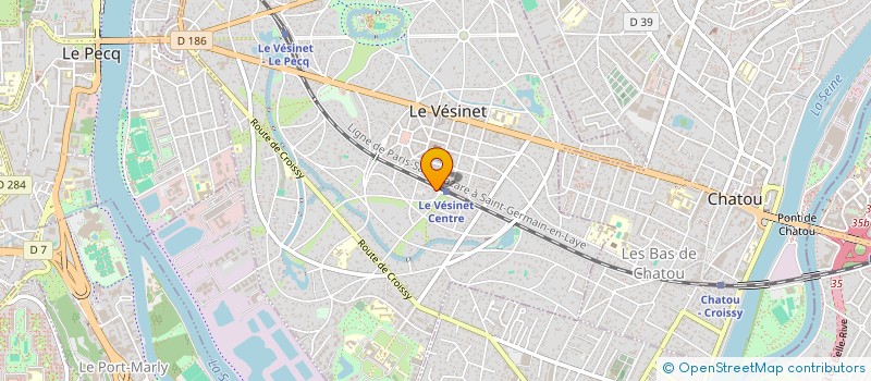 localisation de l'entreprise AGENCE DURAND à LE VESINET