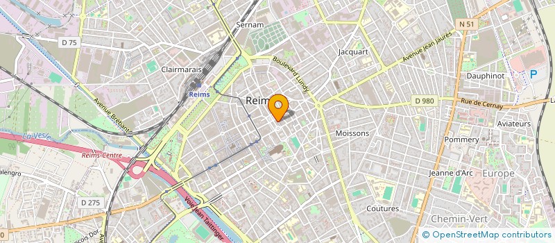 localisation de l'entreprise AGENCE EAGLE  REIMS