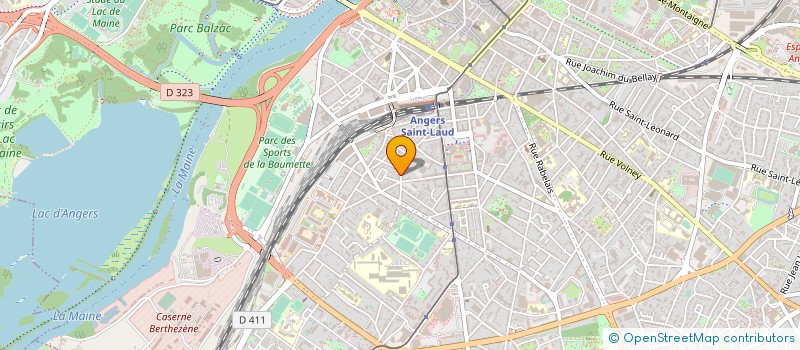 localisation de l'entreprise AGENCE ECARY à ANGERS