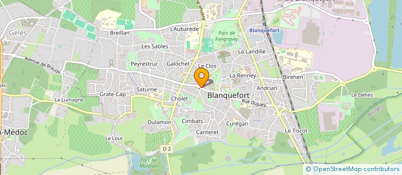 localisation de l'entreprise AGENCE ECHO à BLANQUEFORT
