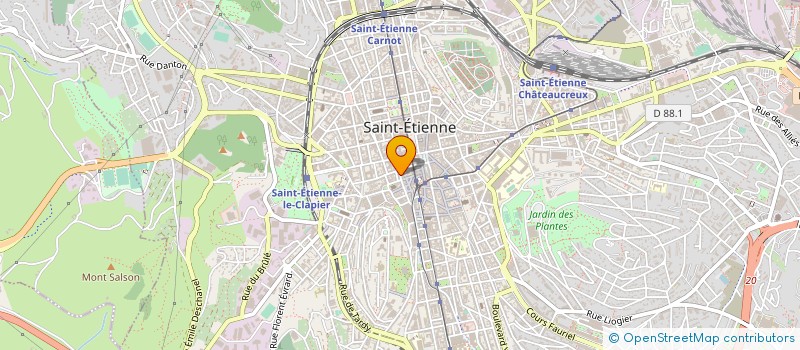 localisation de l'entreprise AGENCE ECONOM REGIO STEPHANOIS  SAINT-ETIENNE