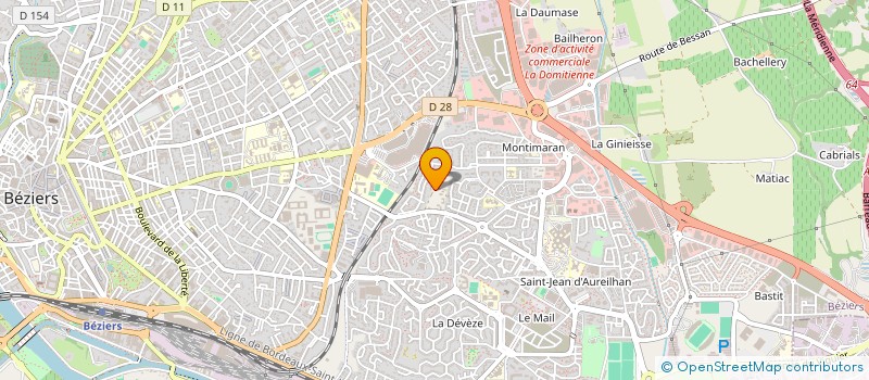 localisation de l'entreprise AGENCE ECONOMIES CHAUFFAGE CLIMATISATION à BEZIERS