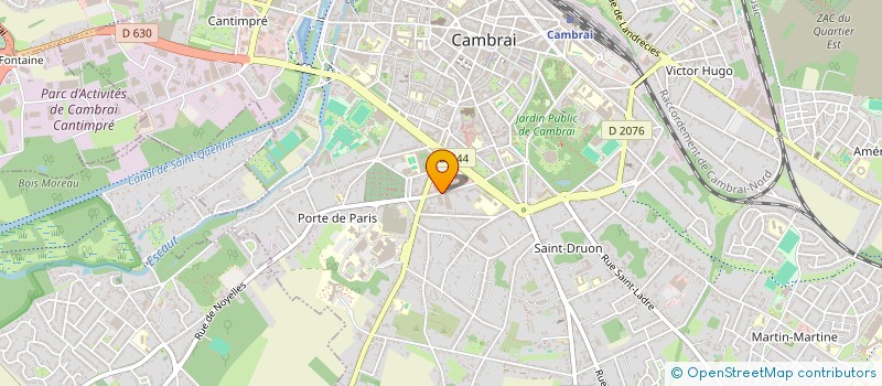 localisation de l'entreprise AGENCE ECRITEL à CAMBRAI