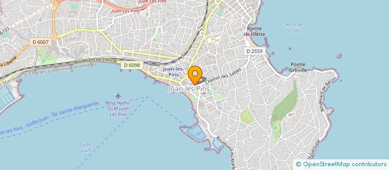 localisation de l'entreprise AGENCE EDEN RIVES à ANTIBES