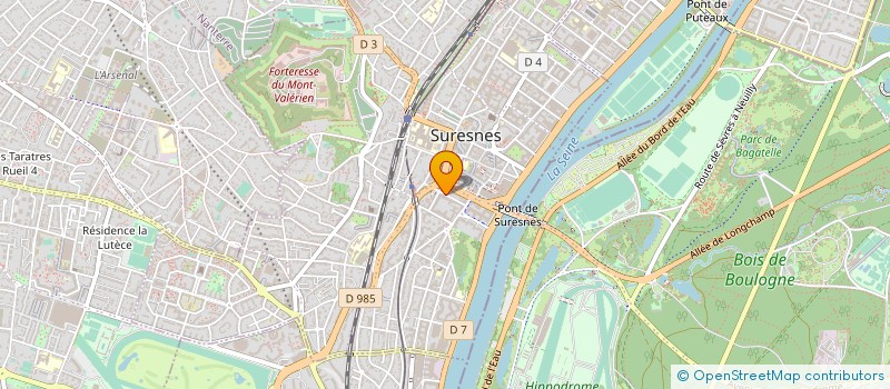localisation de l'entreprise AGENCE ELITE COMMUNICATION à SURESNES