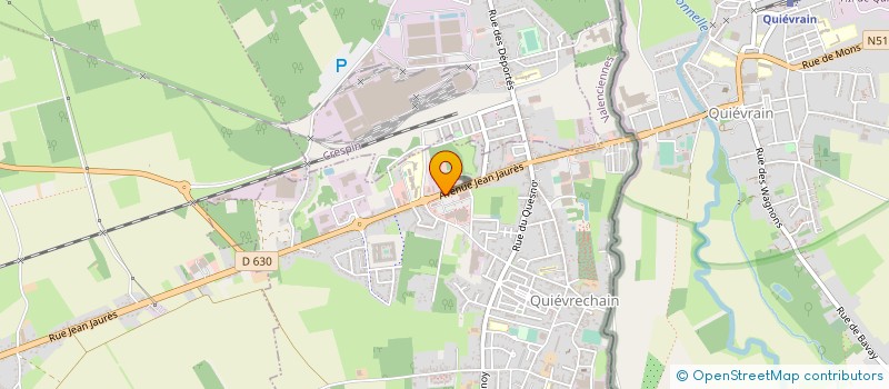 localisation de l'entreprise AGENCE EN DOUANES TROMONT FRERES ET CIE à QUIEVRECHAIN