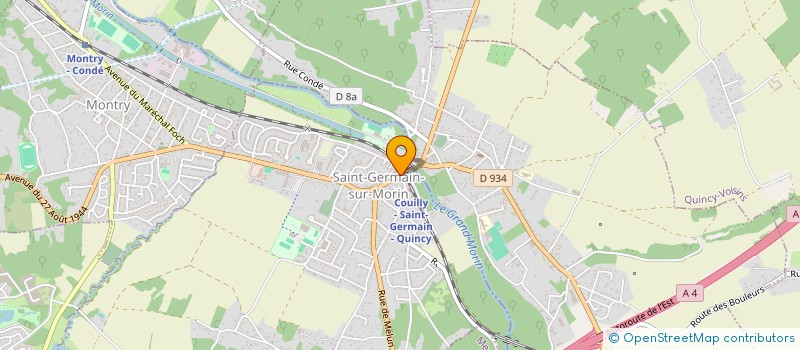 localisation de l'entreprise AGENCE EN TRANSACTIONS DE PATRIMOINE IMMOBILIER à SAINT-GERMAIN-SUR-MORIN