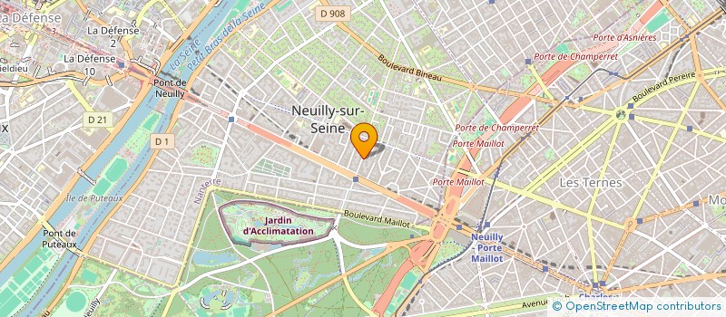 localisation de l'entreprise AGENCE ENERGIES AZUR à NEUILLY-SUR-SEINE