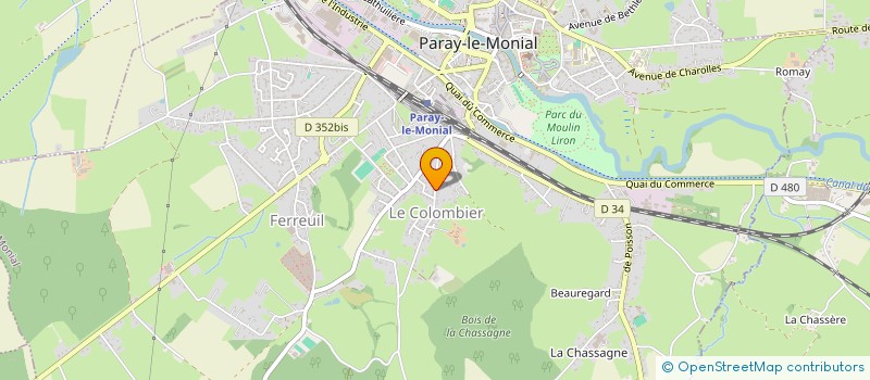 localisation de l'entreprise AGENCE ENERGIES CONSEILS à PARAY-LE-MONIAL