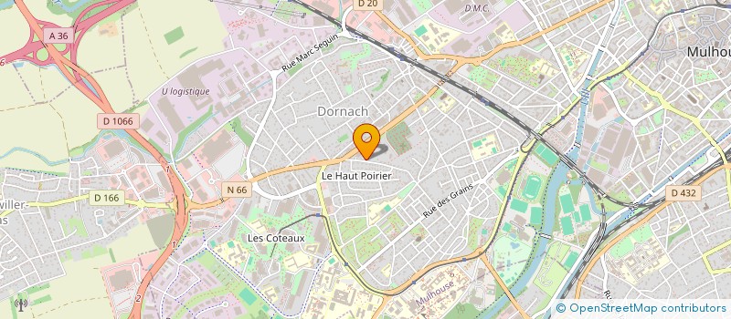 localisation de l'entreprise AGENCE ENGEL-WIRTH  MULHOUSE