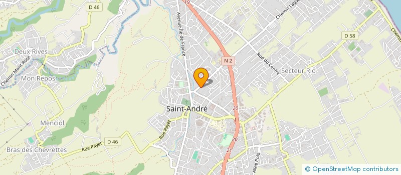 localisation de l'entreprise AGENCE ENTREPRISE SARL à SAINT-ANDRE