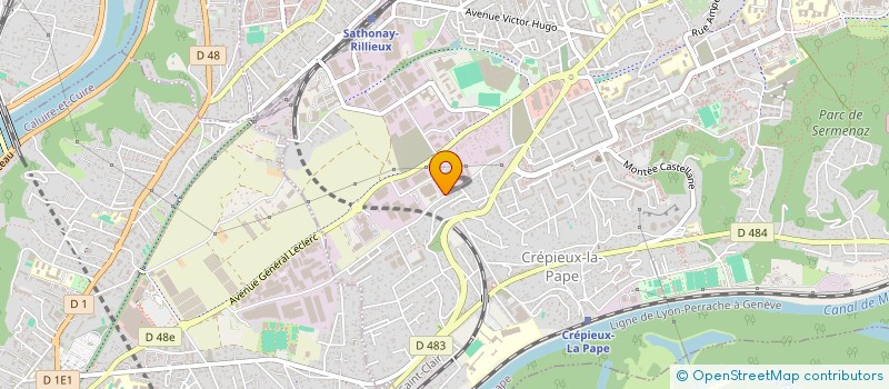 localisation de l'entreprise AGENCE EQUILI'BIO  RILLIEUX-LA-PAPE