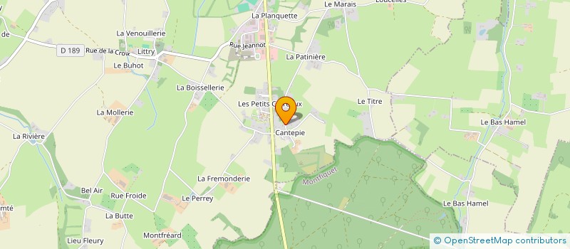 localisation de l'entreprise AGENCE EQUINE-QUEST IMMOBILIER  LE MOLAY LITTRY