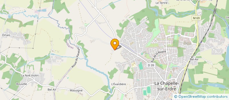 localisation de l'entreprise AGENCE ERDRE ET GESVRES à CHAPELLE-SUR-ERDRE (LA)