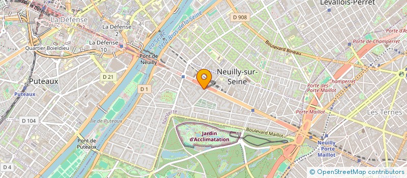 localisation de l'entreprise AGENCE ERI à NEUILLY-SUR-SEINE
