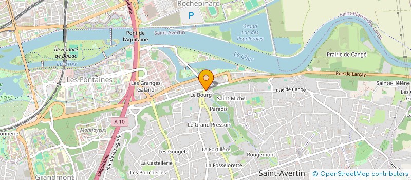 localisation de l'entreprise AGENCE ETA.P IMMOBILIER à SAINT-AVERTIN