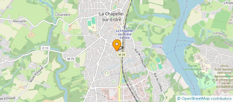 localisation de l'entreprise AGENCE ETUDE INGENIERIE COORDINATION à LA CHAPELLE-SUR-ERDRE