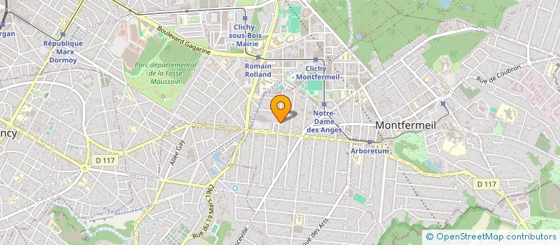 localisation de l'entreprise AGENCE EUROBAT  MONTFERMEIL