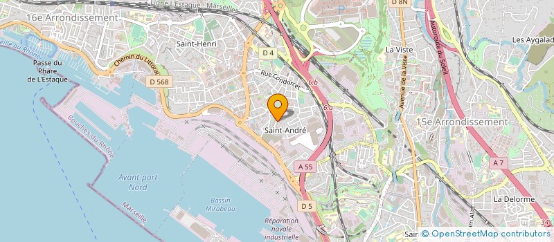 localisation de l'entreprise AGENCE EUROMED CONSEIL à MARSEILLE