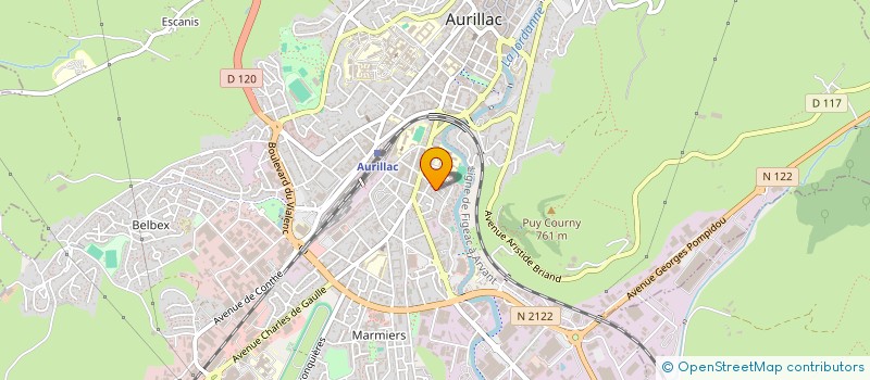 localisation de l'entreprise AGENCE EUROPE DEVELOP TERRITORIAL TOURIS à AURILLAC