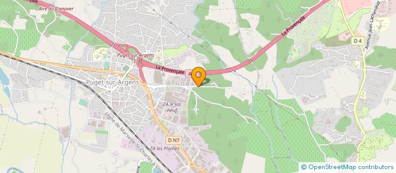 localisation de l'entreprise AGENCE EUROPE SECURITE SA à PUGET-SUR-ARGENS