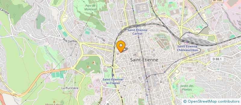 localisation de l'entreprise AGENCE EUROPEENNE DE COURTAGE à SAINT-ETIENNE