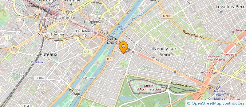 localisation de l'entreprise AGENCE EUROPEENNE DIAGNOSTIC IMMOBILIER à NEUILLY-SUR-SEINE