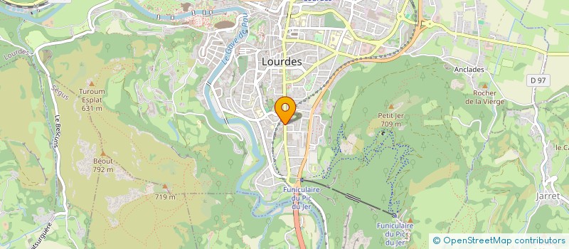 localisation de l'entreprise AGENCE EUROPEENNE GESTION  LOURDES