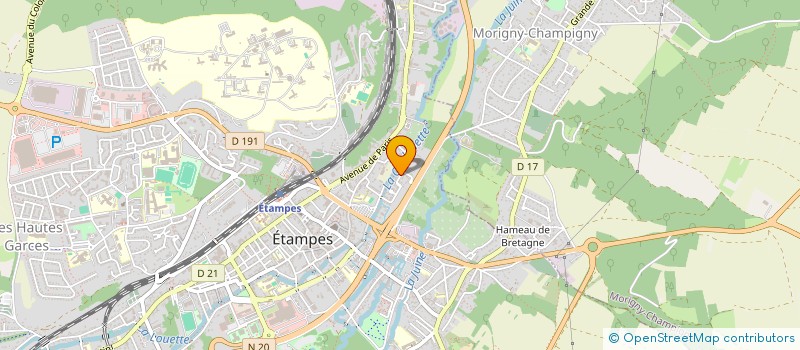 localisation de l'entreprise AGENCE EXPERT IMMOBILIER  ETAMPES