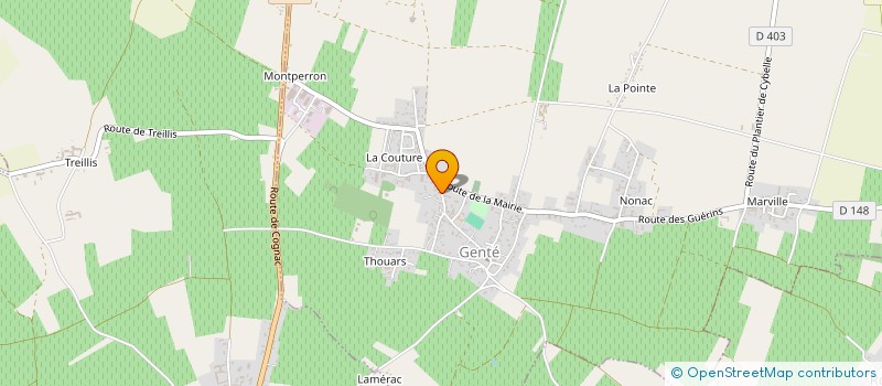 localisation de l'entreprise AGENCE EXPERTISES TECHNIQUES EN BATIMENT à GENTE