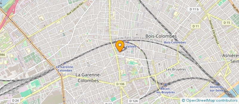 localisation de l'entreprise AGENCE F + à LA GARENNE-COLOMBES
