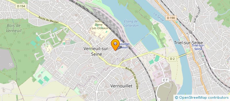 localisation de l'entreprise AGENCE F&J  VERNEUIL-SUR-SEINE