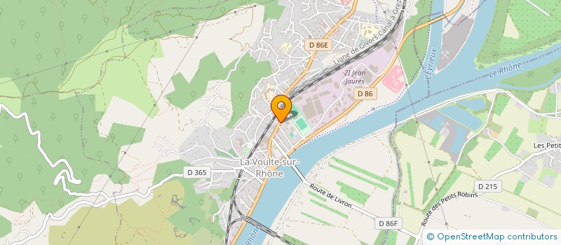 localisation de l'entreprise AGENCE FAMILIALE D'AIDE A DOMICILE à LA VOULTE-SUR-RHONE