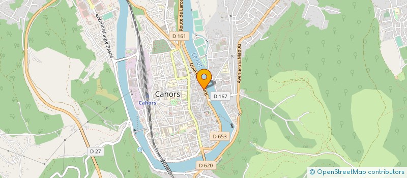 localisation de l'entreprise AGENCE FENETRES ET PORTES  CAHORS