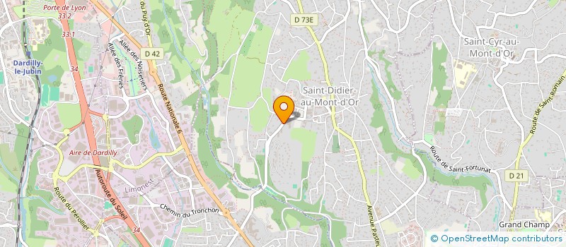localisation de l'entreprise AGENCE FERTILE  SAINT-DIDIER-AU-MONT-D'OR
