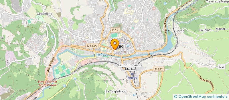 localisation de l'entreprise AGENCE FIGEAC VOYAGES FC 04  FIGEAC