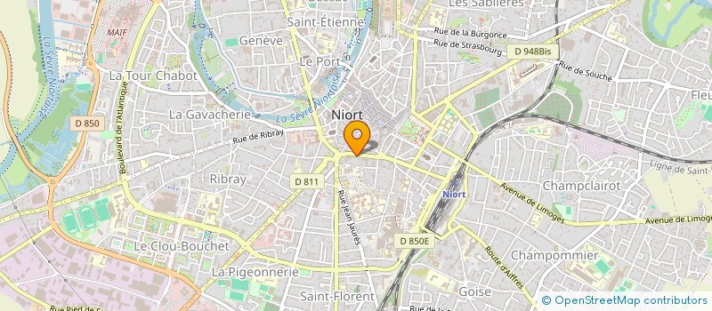 localisation de l'entreprise AGENCE FONCIA SA à NIORT