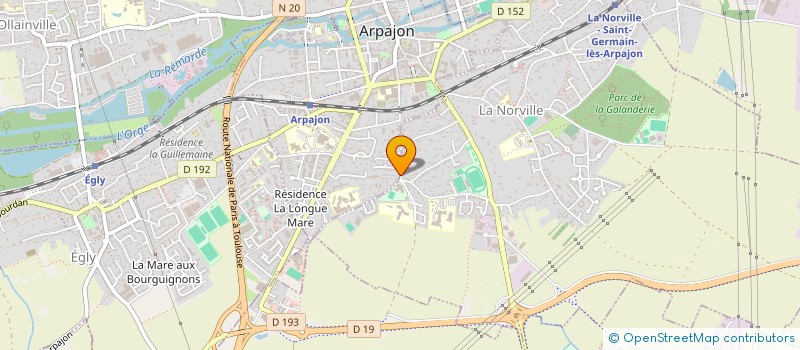 localisation de l'entreprise AGENCE FORMATION INSERTION ESSONNE à ARPAJON