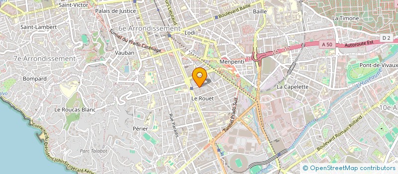 localisation de l'entreprise AGENCE FORMATION PROFESSIONNELLE à MARSEILLE