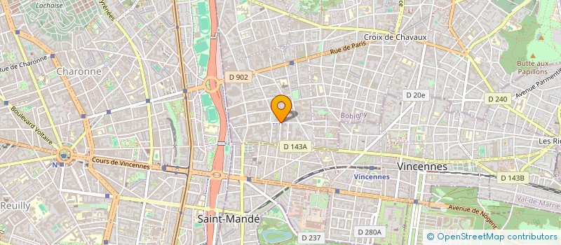 localisation de l'entreprise AGENCE FRANCAISE POUR LE DEVELOPPEMENT ET LA PROMOTION DE L'AGRICULTURE BIOLOGIQUE à MONTREUIL
