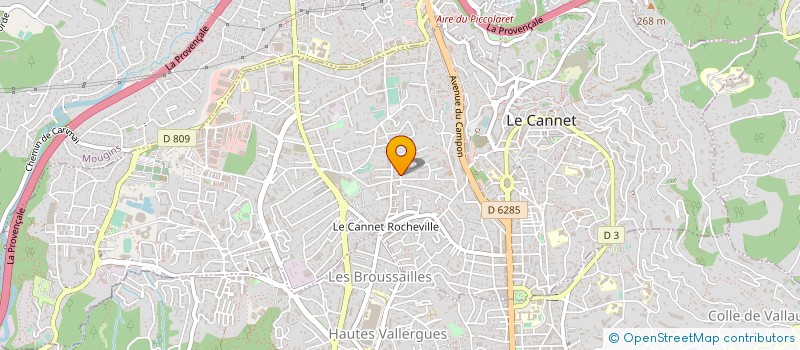 localisation de l'entreprise AGENCE FRANCAISE RECOUVREMENT à LE CANNET
