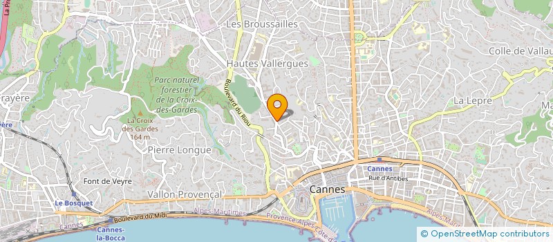 localisation de l'entreprise AGENCE FRANCEUROPE à CANNES